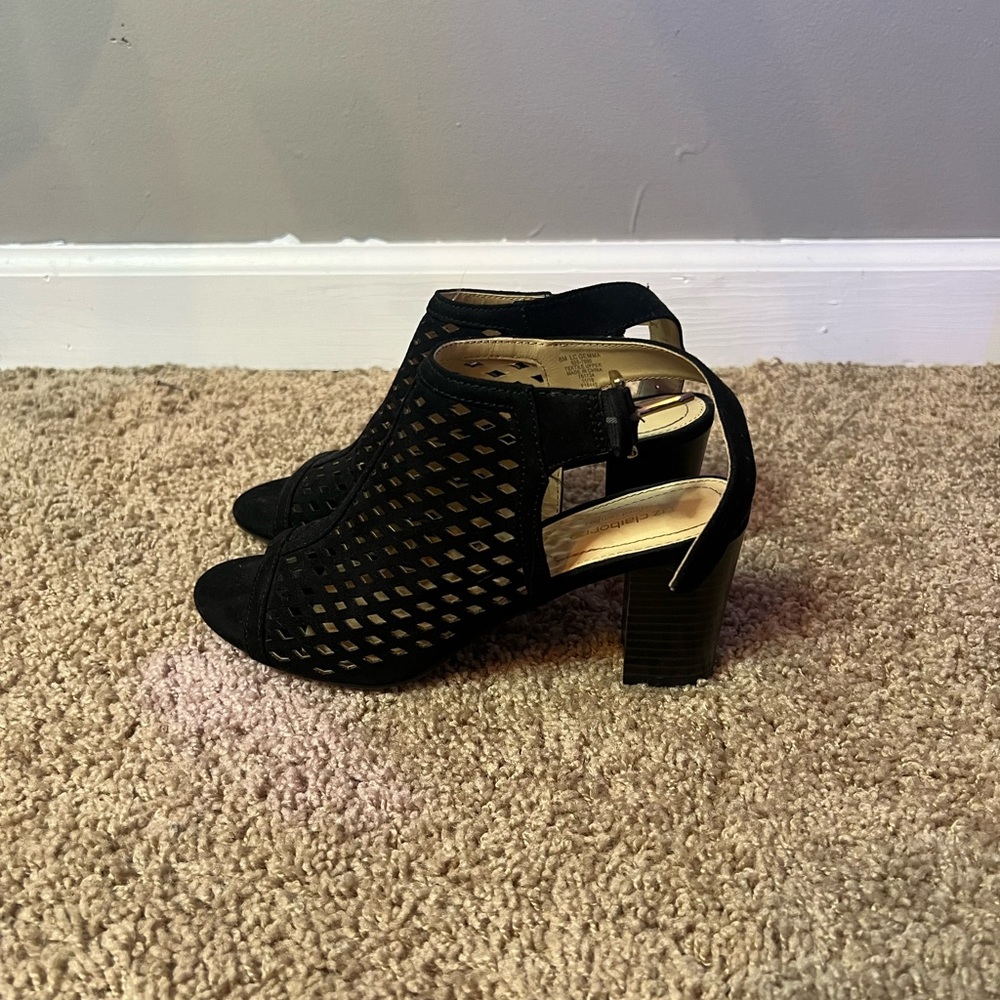 Short black heels